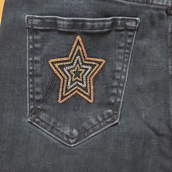 Mother Jeans High Waisted Looker Denim Skinny Jeans Black Size 29 - Picture 7 of 13